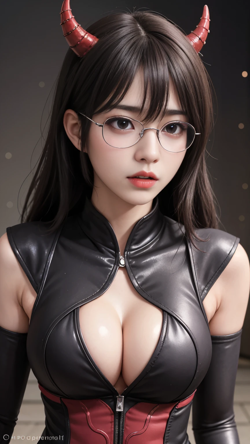 background（Black Night Sky，Big Moon），Woman close up，Wearing a white shirt、Purple Hair，Very long hair，very thick braids，Purple eyes，big ，((((Glasses、Big Breasts))))、 realistic girl rendering, 8k artistic german bokeh, Enchanting girl, Realistic girl, Gurwitz, Gurwitz-style artwork, Girl Roleplay, Realistic 3D style, cgstation Popular Topics,, 8K Portrait Rendering,（truth，truth：1.4），Wear pink pajamas，巨big ，Sparkling eyes，Purple eyes、(highest quality,4K,8k,High resolution,masterpiece:1.2),Very detailed,(Realistic,photoRealistic,photo-Realistic:1.37),Mythical monster,Beast-like creature,Muscular,Six big legs,Stand like a gorilla,Red fur covering the body,two big horns,Drill teeth,Sharp Claws,Huge shape,Burning Fire Magic,Energy aura,A threatening presence,Glowing Eyes,Intimidating posture,Dark Environment,Smoke-filled air,Ominous Shadow,Majestic and fierce,Explosive power,Vibrant colors,bold,Horror art style,Moving configuration,Dramatic lighting,Rib Layer,large sharp teeth,Sharp Edges,Very detailedスケール,Burning Crack,Burning Flames,Furious look,Burning with anger,Surrounded by sparks and embers、in the dungeon，Small space，Covered with tentacles,  asian teen girl, crying expression, Tentacles around the body, many tentacles, Fine details，Tentacled，Tied with tentacles，- vaginal shot，drooling，Crying，Detailed body，Full limbs，photo Raw, hyper HD, Anatomically correct, Textured skin, realistic, realism, Super detail, High details, High quality, A high resolution, 8K, hyper HD, Anatomically correct, 35mm photograph、8Realistic, Surreal, Cinema Lighting, 32k, 1 supergirl,Accurate Supergirl costume、 (There are many tentacles around)、(((Cheeky Tentacles)))、 Backlight, (Bright light:1.2), (Improvement of quality:1.4), (Top quality realistic textured skin:1.4), Detailed face, short hair, bangs, (Enhances the beauty of skin texture:1.1), Matte texture、Supergirl masturbates with tentacles、(Very thick tentacles:2.2)、(Very smooth surface tentacles:2.3)、、(Supergirl has an orgasmic look on her face.:1.9)、(close ~ eye、Please open your mouth wide:2.0)、(Tentacles wrap around both wrists:)、(The tentacles force your arms open:1.0)、Thick tentacles block the mouth、