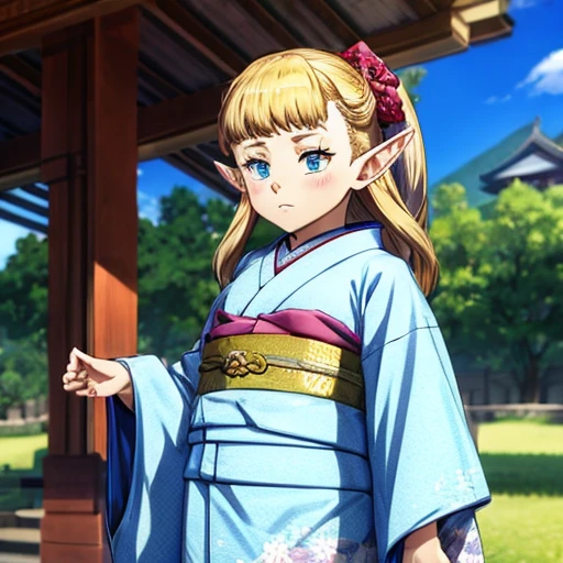 Elf in kimono