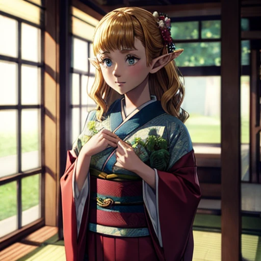 Elf in kimono