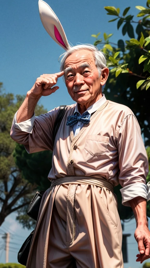 Bunny ears、Funny old man