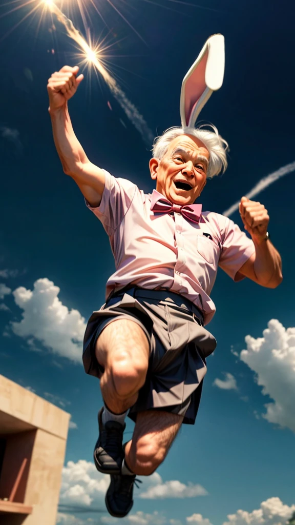 Bunny ears、Funny old man、Jumping