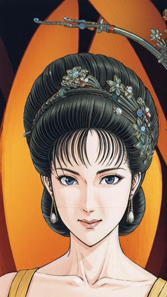 (best quality), (very aesthetic), (ultra-detailed), (best illustration),(a mature female),(NSFW),(perfect face),Suikoden,Mrs. Lin,((full_body)),((full_nude)),red cheek,sweating,skinny,flushed skin,hairly pussy,((Blank look)),chinese traditional bed room,After being raped,Semen is smeared all over the body