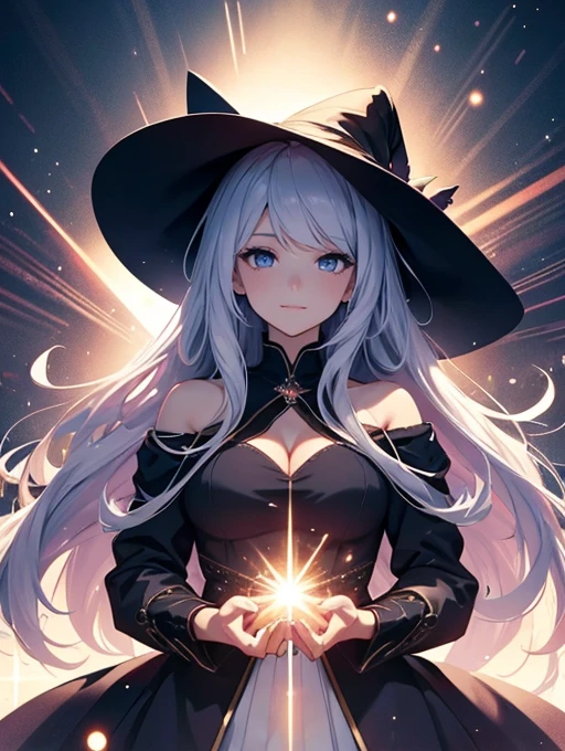 1woman24歳
Beautiful sparkle,
Romanticism,
The most beautiful々Color, particle,A beautiful 24-year-old with a gentle, magical light、Fox Ears、Silver Hair、Like Fujiko Mine、Beautiful Eyes、High-definition depiction, Realistic, 8k, Unity, wide shot, light smile, Beautiful and clearly painted, explosion, beautiful anime witch, witch's veil, witch clothes, Countless rays of light falling down, swirling light, big explosion background, one arm up over head, Intense light is emitted from the magic circle in front of the girl.