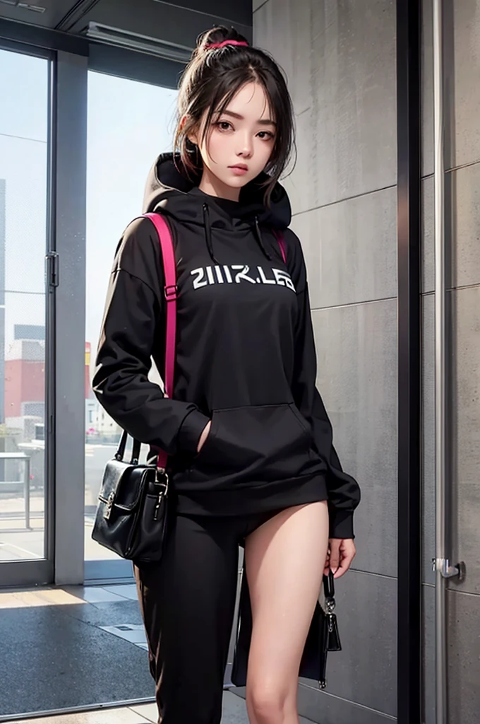 (whole body:*****ung girl, Smart Casual, Hacker&#39;s Server Room, Detailed face, ((Cool look)), (Short, straight, thin bangs:1.2), Super detailed photos, (Realistic), (Intricate details:1),(masterpiece :1), (highest quality:1), 超High resolution, (Fine grain), (Detailed faceの特徴), High resolution, 8K resolution, (Lens flare:0.5), Light from afar, (smile, joy)