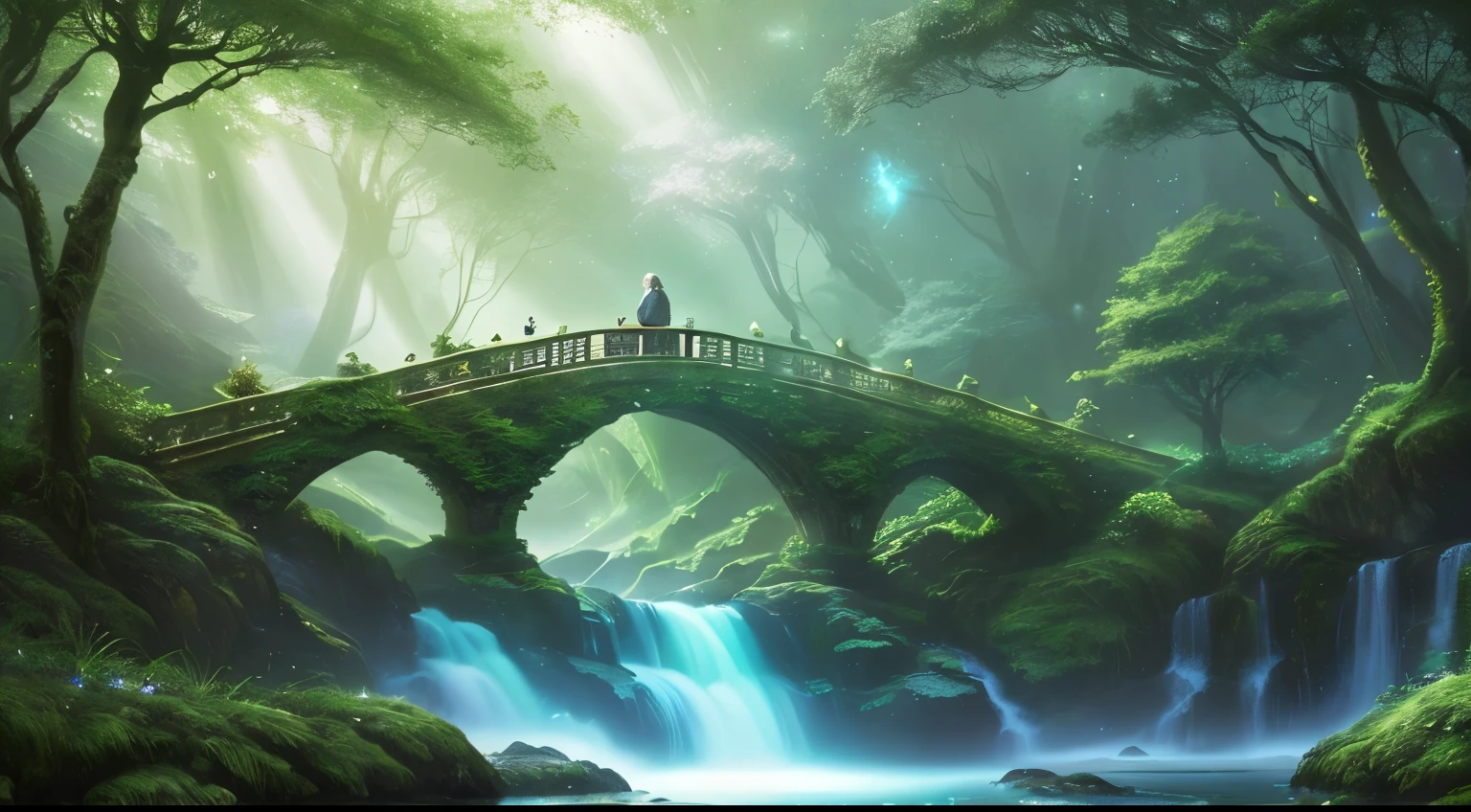 (Best quality at best,4K,8K,A high resolution,tmasterpiece:1.2),ultra - detailed,(actual,realisticlying,Photorealistic:1.37),big breasts enchanting,serene,magical,Obsessed,artistic,Touching,dream-like,unique,bridge over river,Flowing water,Whimsical,lmaginative,Fairytale,vivd colour,It's like a dream, Ethereal,illuminated,glowing,softlighting,natural soft light,glittery,Fantasy realm,sparkling river,Elegant,arched,Architectural marvel,exquisite curve,A majestic,rethink,peacful,Calm, Magical atmosphere, Charming atmosphere, Surreal, mito, Fascinating, attractive cleavage, ethereal mist, Misty, suspending, Exquisite, iintricate, and harmonious, Lush greenery, the lush vegetation, mossy, Quiet environment, Sparkling, Twinkling stars, Magical light, Otherworldly, mysterious air, awe-inspiring, Ethereal landscape, dream-like, Surreal, stunning views, Bridges as passages to another world, A bridge between two realms, vivid imagination, Fantastic escape, evokes a sense of wonder, journey of imagination, Whimsical adventures