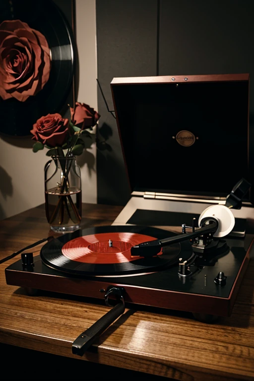 put that vinyl record to remind us of our sound and roses