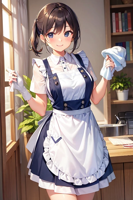 cleaning,clean,Refreshing,smile,girl,apron