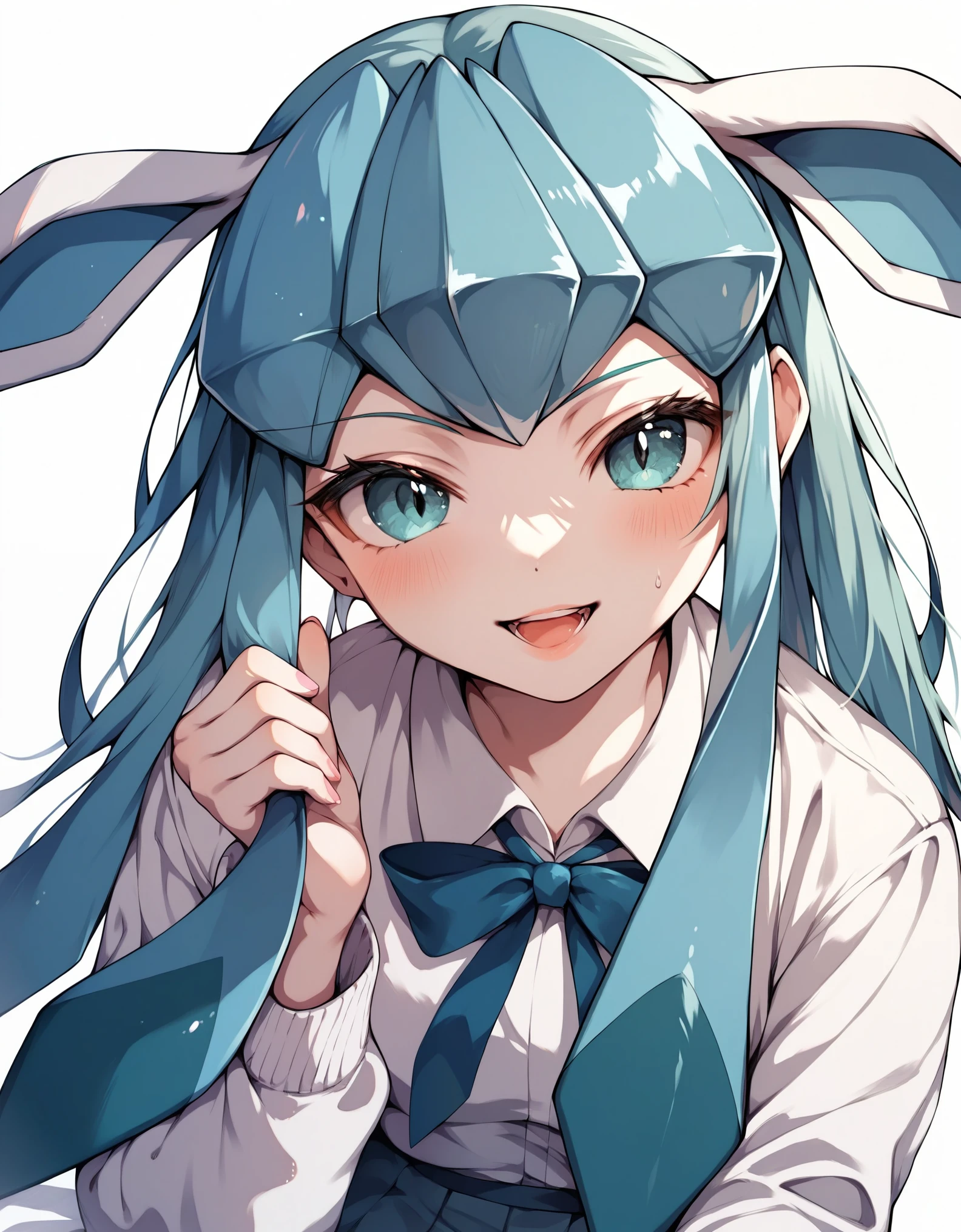 score_9, score_8_up, score_7_up, score_6_up, source_anime, rating_safe, Glaceon, Pokemon, 1girls, POV,