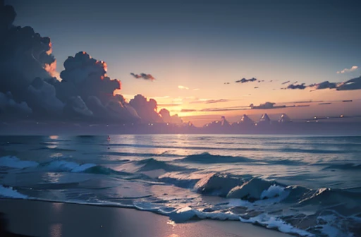 a vast, misty ocean, empty horizon, clear blue sky, serene seascape, calm ocean waves, minimalist coastal landscape, dramatic lighting, cinematic atmosphere, ethereal and tranquil, photorealistic, hyperdetailed, 8k, (best quality,4k,8k,highres,masterpiece:1.2),ultra-detailed,(realistic,photorealistic,photo-realistic:1.37),HDR,UHD,studio lighting,ultra-fine painting,sharp focus,physically-based rendering,extreme detail description,professional,vivid colors,bokeh,landscape