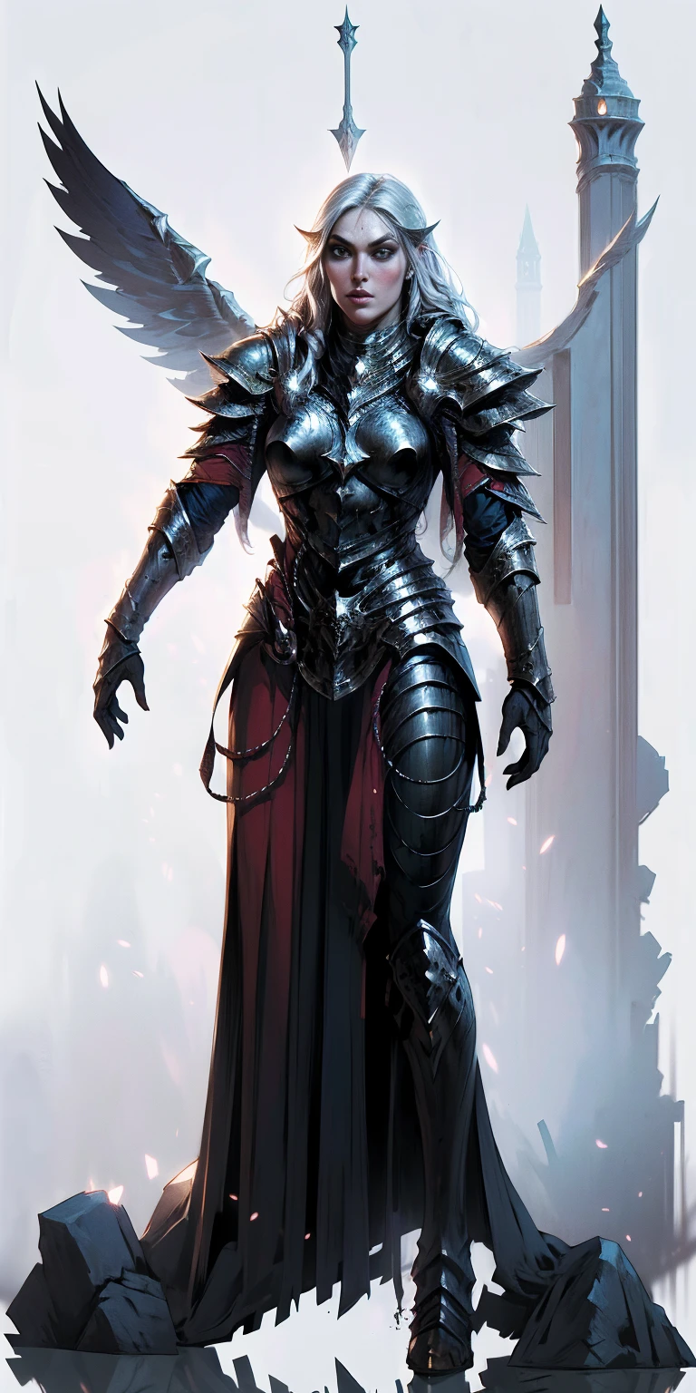 full body standing symmetrical beautiful woman, hyper realistic, 1girl, Asgard, Valkyrie, Lady Knight