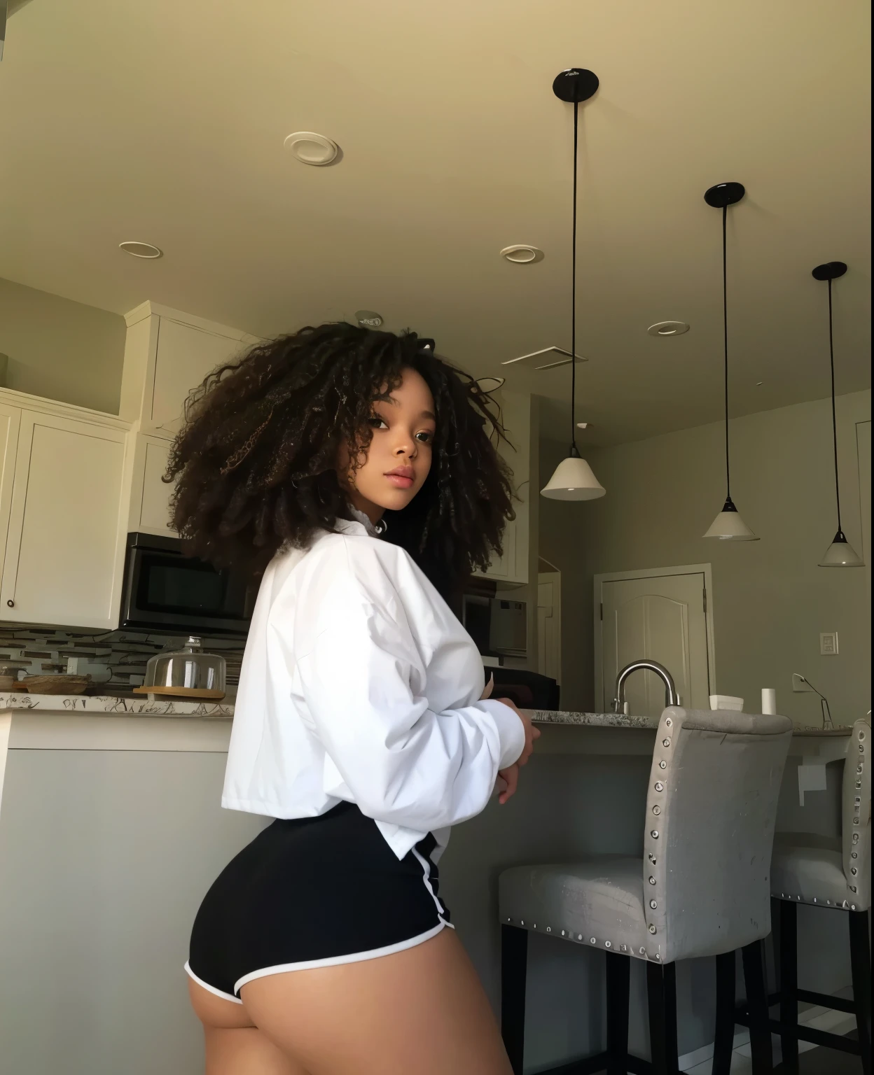 Afro girl