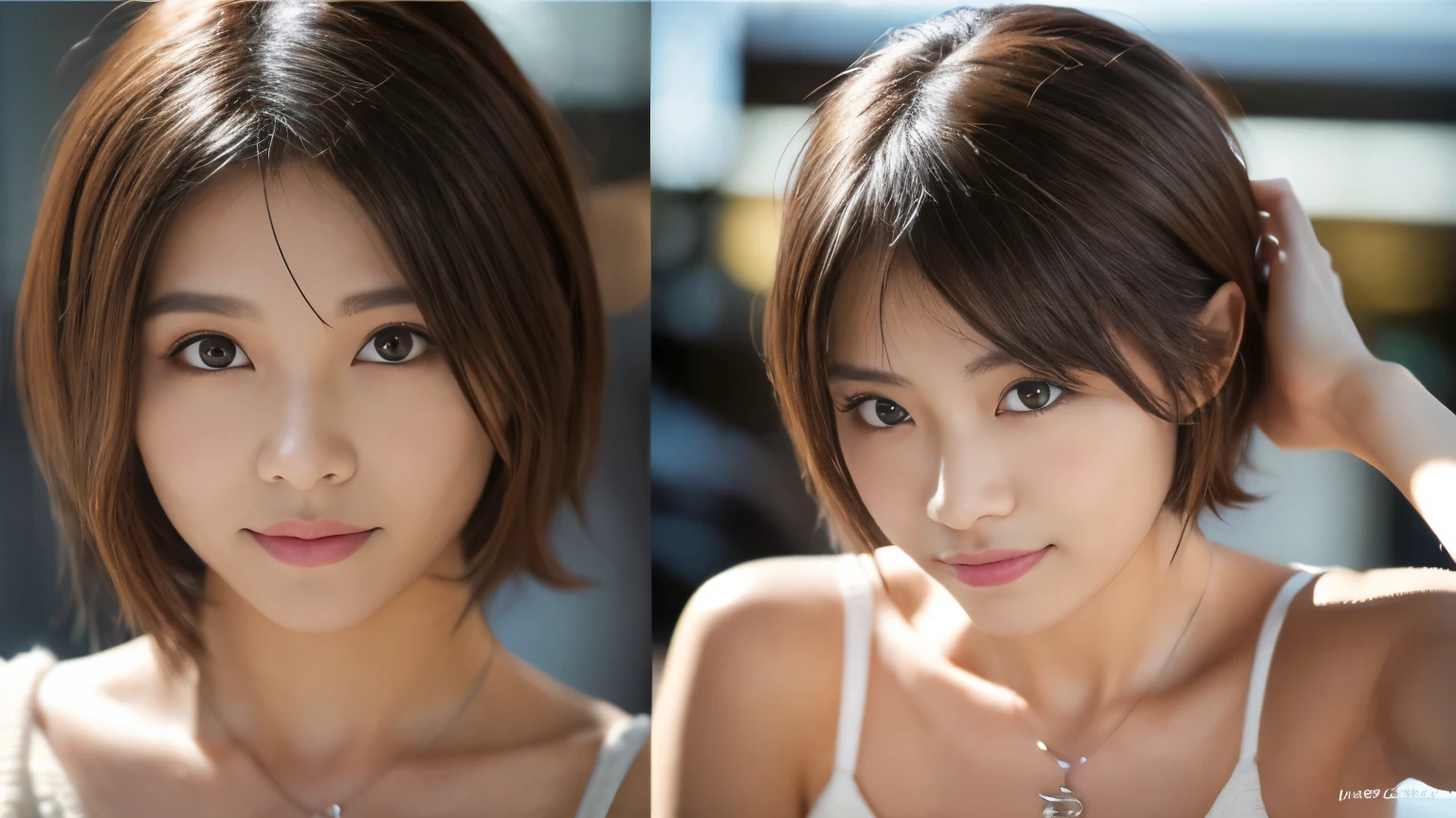 64k, UHD, highest quality, masterpiece: 1.2), (realistic, photorealistic: 1.37), Super detailed, There are many wine fans.、(slimな男女4名),(Wine party for 5 people)、(slimフェイス),Happy、 最高なsmile、Fox Face、Raccoon face、Berry Short、(because I&#39;thin), (brown hair), (shortcut), long sleeve shirt、winter fashion、Colombia、Brazilian、Japanese、Dutch、German、Portuguese、Belgian、Italian、french,champagne、Sparkling wine、 (gush), (slimボティ), (brown hair), (shortcut), Neat beauty、cheeks blush a little, (35 years old), 38 years old, alone, A beautiful and detailed night view spreads out outside the window..., restaurant, wine glassが座っている, At night, in a prominent place (from the Upper body) nova frog style, actress, model, Upper body, White wine, slim, wine glass, very beautiful night view, wine glass Put in the Middle, Happy smile, (smile: 1.15), 
