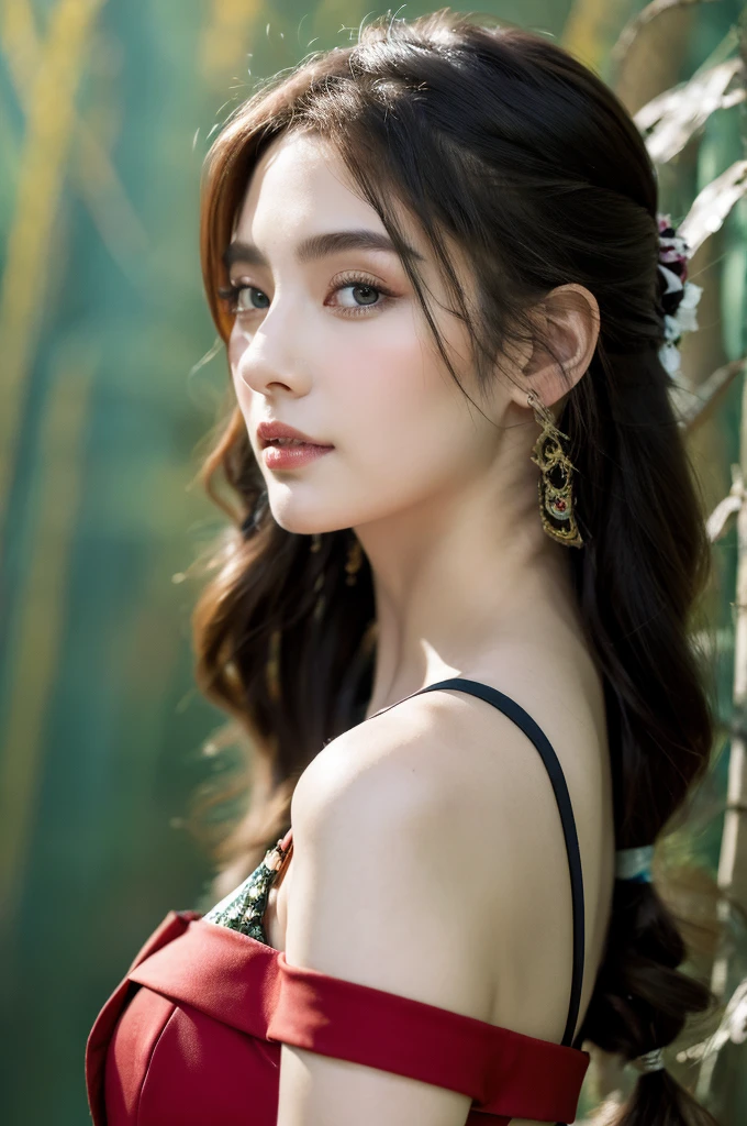 ( masterpiece, top quality, best quality,8k,years old girl,ultra detailed,raw photo:1.5),(photorealistic:1.4), (cinematic lighting), PerfectNwsjMajic, , Surrealism, UHD, ccurate, Super detail, textured skin, High detail, Best quality, dynamic angle, White skin,[Beautiful blue eyes], high nose,(1girl),(good anatomy:0.5)), Dreamy atmosphere,expressive brush strokes, mystical ambiance, Artistic interpretation, a whimsical illustration,dark, Subtle colors and tones, mystical aura, niña02, photographed on a Nikon Z7 II mirrorless camera,120 mm F/4 Wide angle
girl02, 1girl, solamente, Cabello largo, Mirando al espectador, cabello negro, mangas largas, braid
A woman in a white dress and a black braid with a blue and red pattern at the neck, Chen Lu, Moda Art Nouveau bordada, Un retrato de personaje, aestheticism,
A woman wearing a black top and a red scarf with a red and white design at the neck, Chen Jiru, Moda Art Nouveau bordada, A silkscreen, cloisonnismo
La mejor calidad, Obra maestra, Ultra detallado, Disparo de vaquero, afluente, 3dmm, boceto a tinta, tinta de color, renderizado de tinta, Renderizado de octanaje, Pasteles, papel de arroz, 1girl, hermosos ojos detallados, (Peinado alternativo), Cabello ultra detallado, elegante, (encantador), (delicado), bonita, Lindo, vestido de encaje, en el centro del marco, cadencia, fantasy, Mirando al espectador,((upper body))