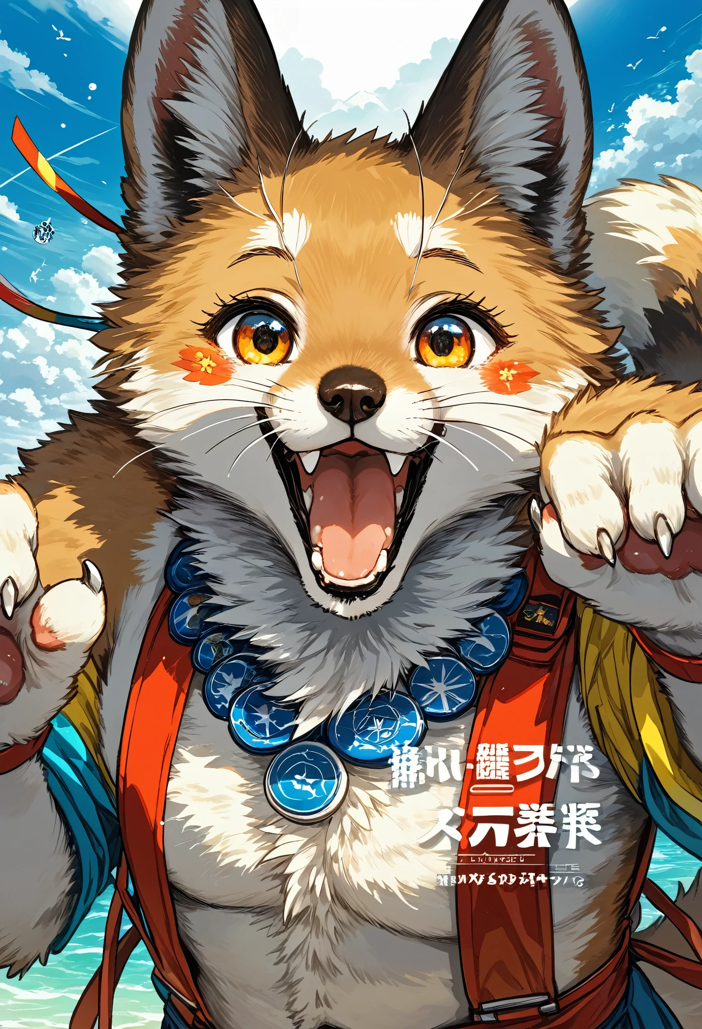 cover page, super high resolution, detailed background, World Heritage Site, Happy, joyful, absurdres(Photos of solo travelers)(kemono, furry anthro)cinematic,