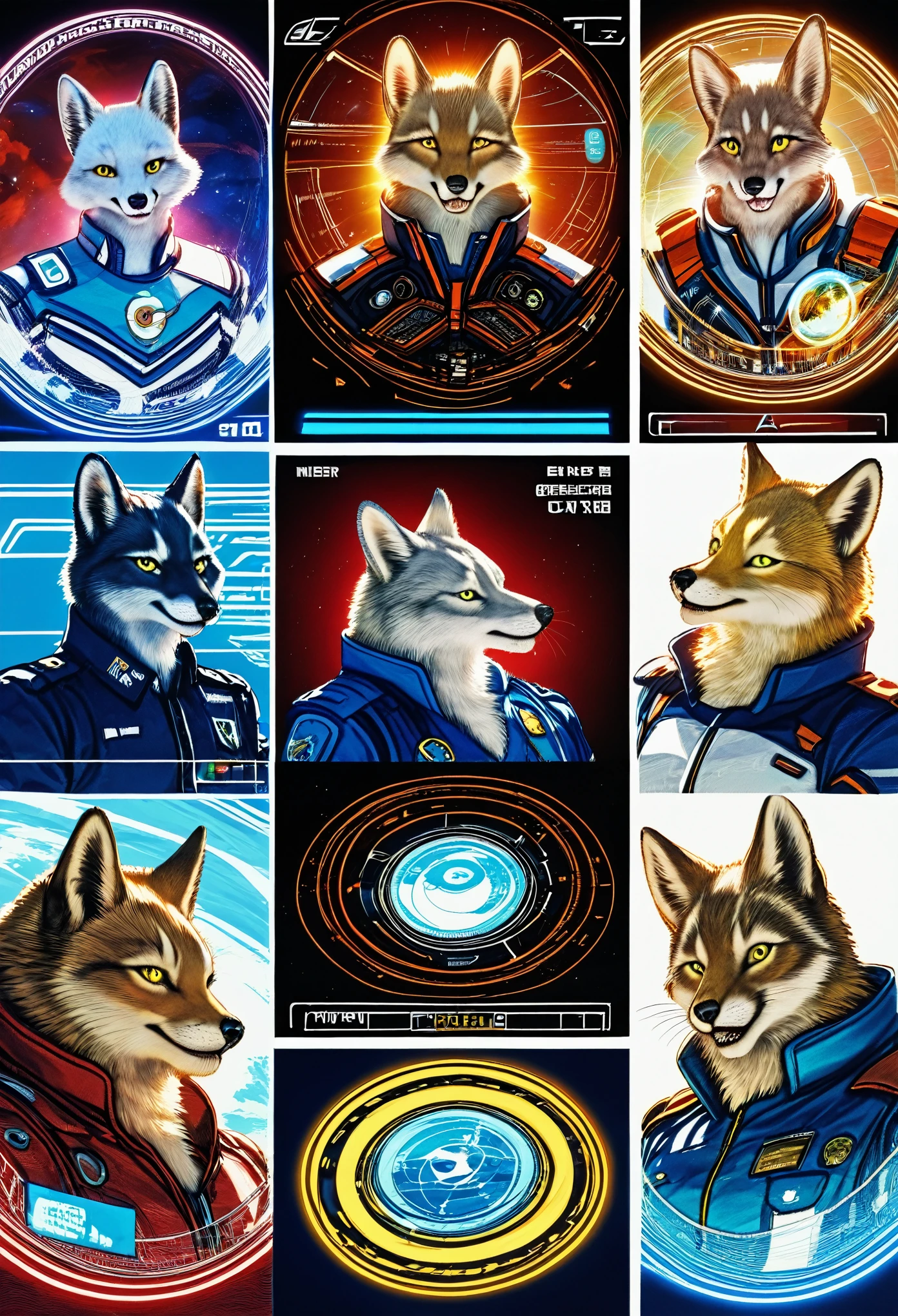 top quality, best quality, High-quality illustrations, masterpiece, super high resolution, detailed background, glow line hologram, cyber space, Time patrol, absurdres(highly detailed beautiful face and eyes)perfect anatomy, expression, caustics, dynamic lighting, cinematic shadow(kemono, furry anthro)assorted poses, dynamic angle,