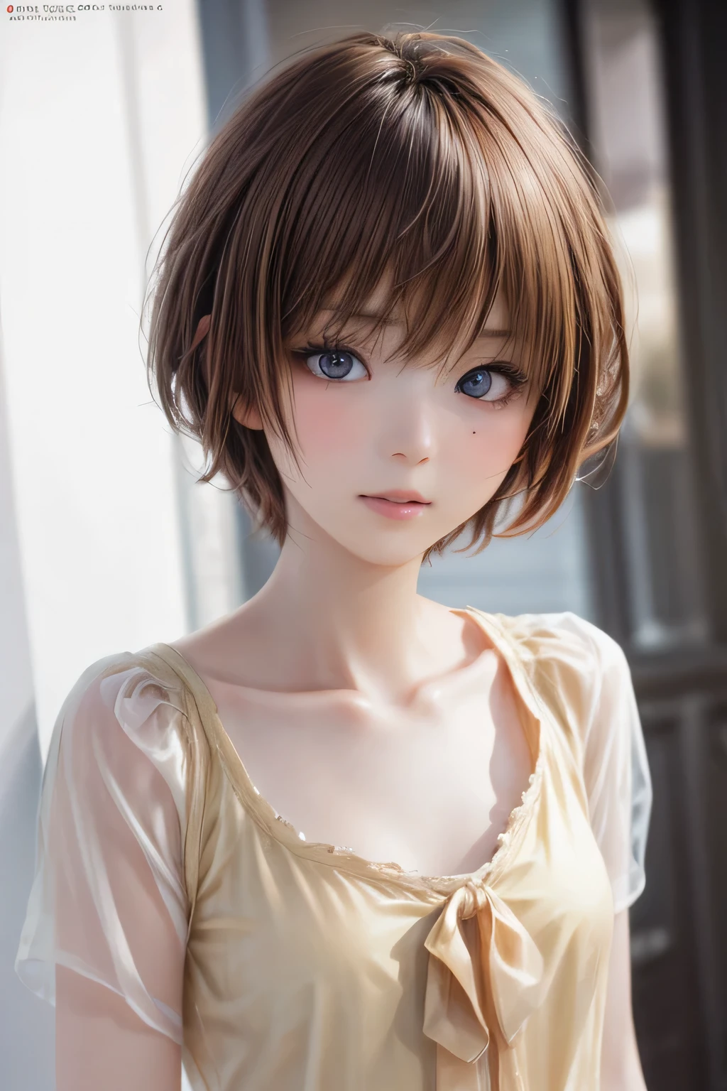 (NSFW:-1.5), (masterpiece:1.3), (8k, photorealistic, RAW photo, best quality: 1.4), 
cinematic lighting, 
(1boy), beautiful face, (realistic face), 
beautiful hairstyle, (short hair :1.5),
realistic eyes, beautiful detailed eyes, 
(realistic skin), beautiful skin, 
(blouse), 
absurdres, attractive, 
ultra high res, ultra realistic, highly detailed, 
golden ratio,  
