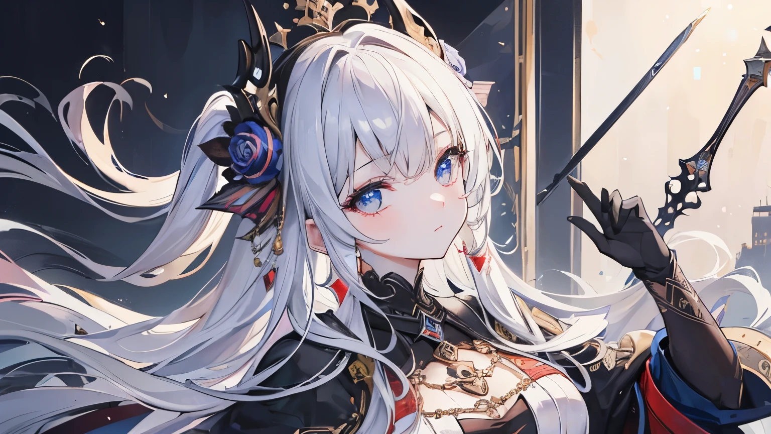 ((highest quality)), ((masterpiece)), (detailed),Heavy Metal,Up-tempo,beautiful girl