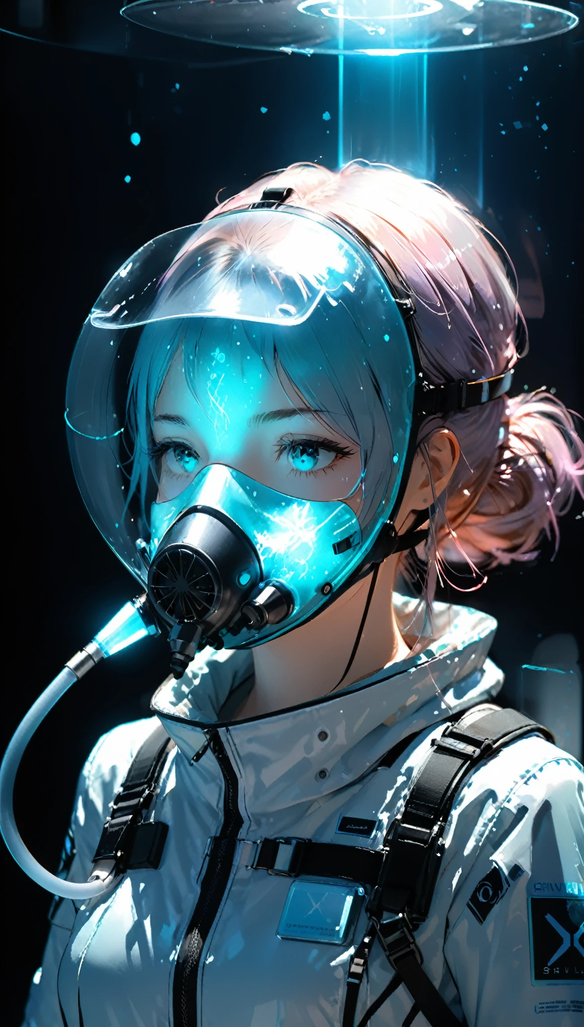 (in style of Ashley Wood:1.3),
lavenderblush,(Chemiluminescence:1.2),1girl,(minimalism:1.2),(in a symbolic and meaningful style:1.4),(highly reflective surface equipment:1.2),(smooth soft Aerogel oxygen mask:1.4),detail ray tracing,