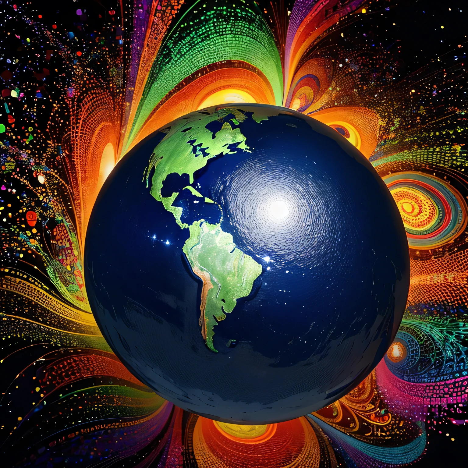How the world looks to a person on LSD