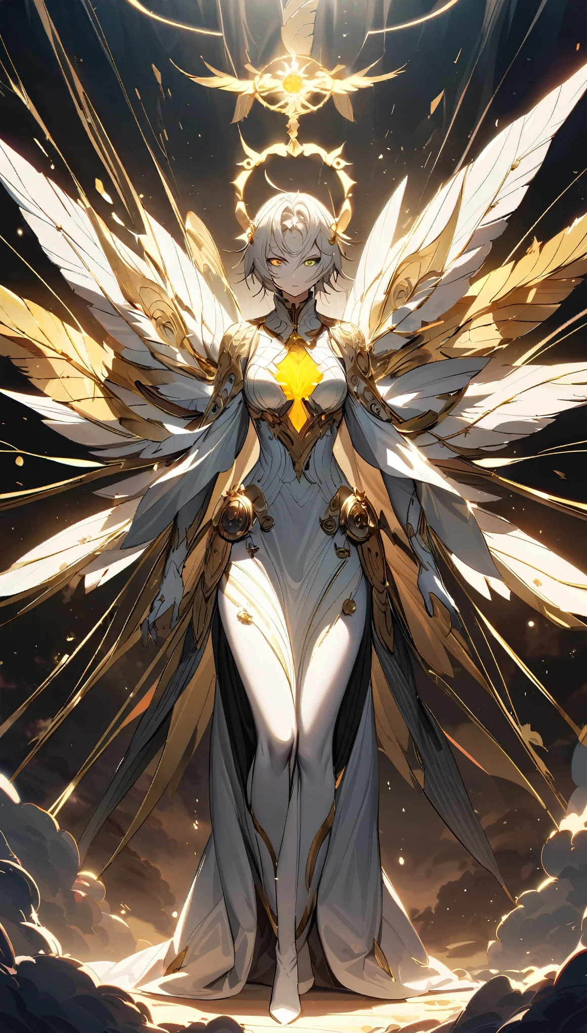 A breathtakingly detailed anime masterpiece presenting the Seven Deadly Sins in their captivating forms, adorned with intricate Japanese subtitles, illustrating each sin with an exquisite level of detail and vibrant colors. The ensemble is highlighted by dramatic shadows, casting an eerie and mesmerizing atmosphere, with halo effects gently radiating around each character, accentuating their supernatural auras.
The individual panels depict the sins in a cinematic and engaging manner, showcasing their unique and glamorous appearances. Envy is portrayed with a green halolike aura, their sharp features accentuated by a slender body.