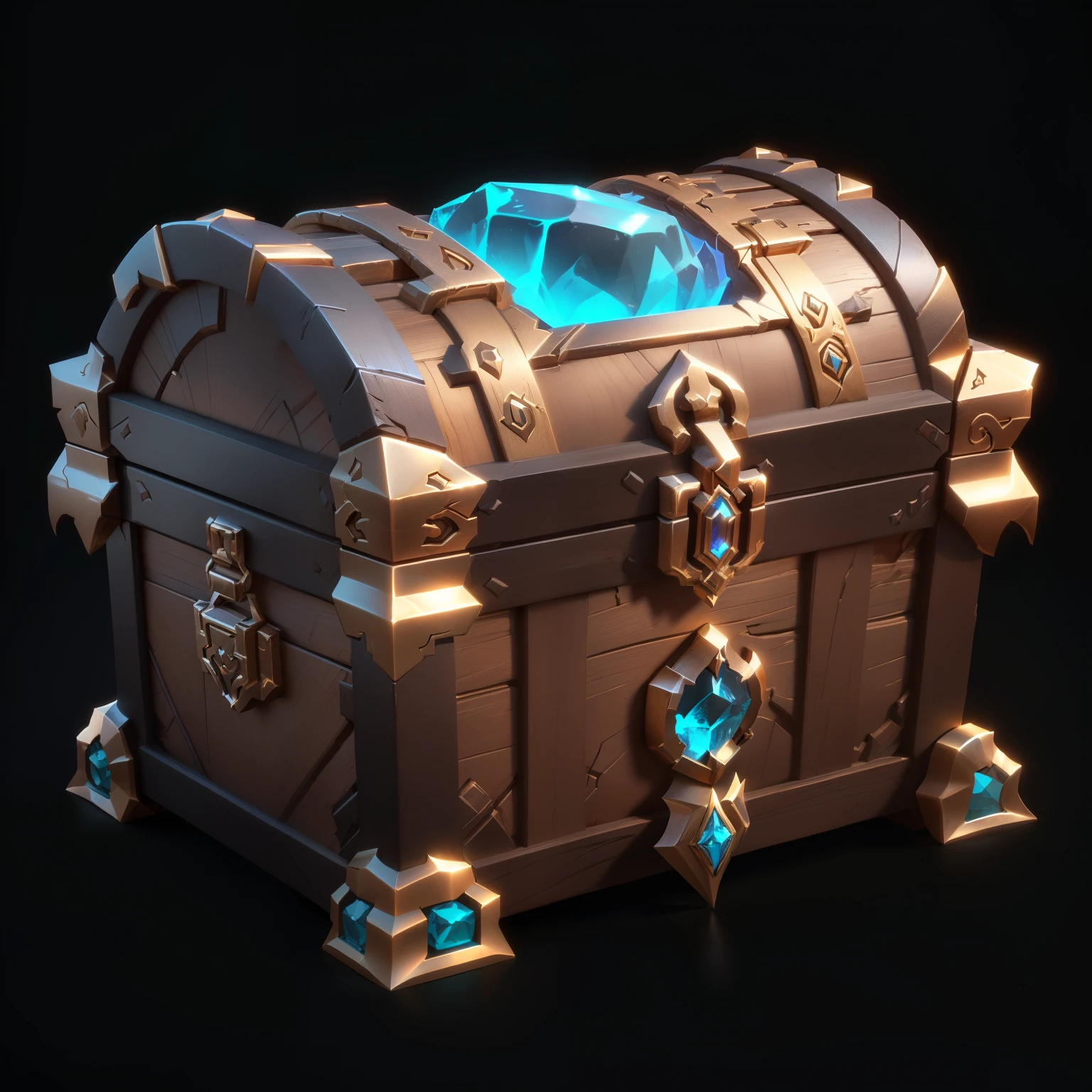 Treasure Chest, Game assets, Game Icon, Loot boxes, object concept art, Stylized game art, Role Playing Game Items, Realistic icons,Metallic luster,Diablo concept art,Stylized 3D, Rendering Art, gem,Metal Material,Treasure Artifact,HD,