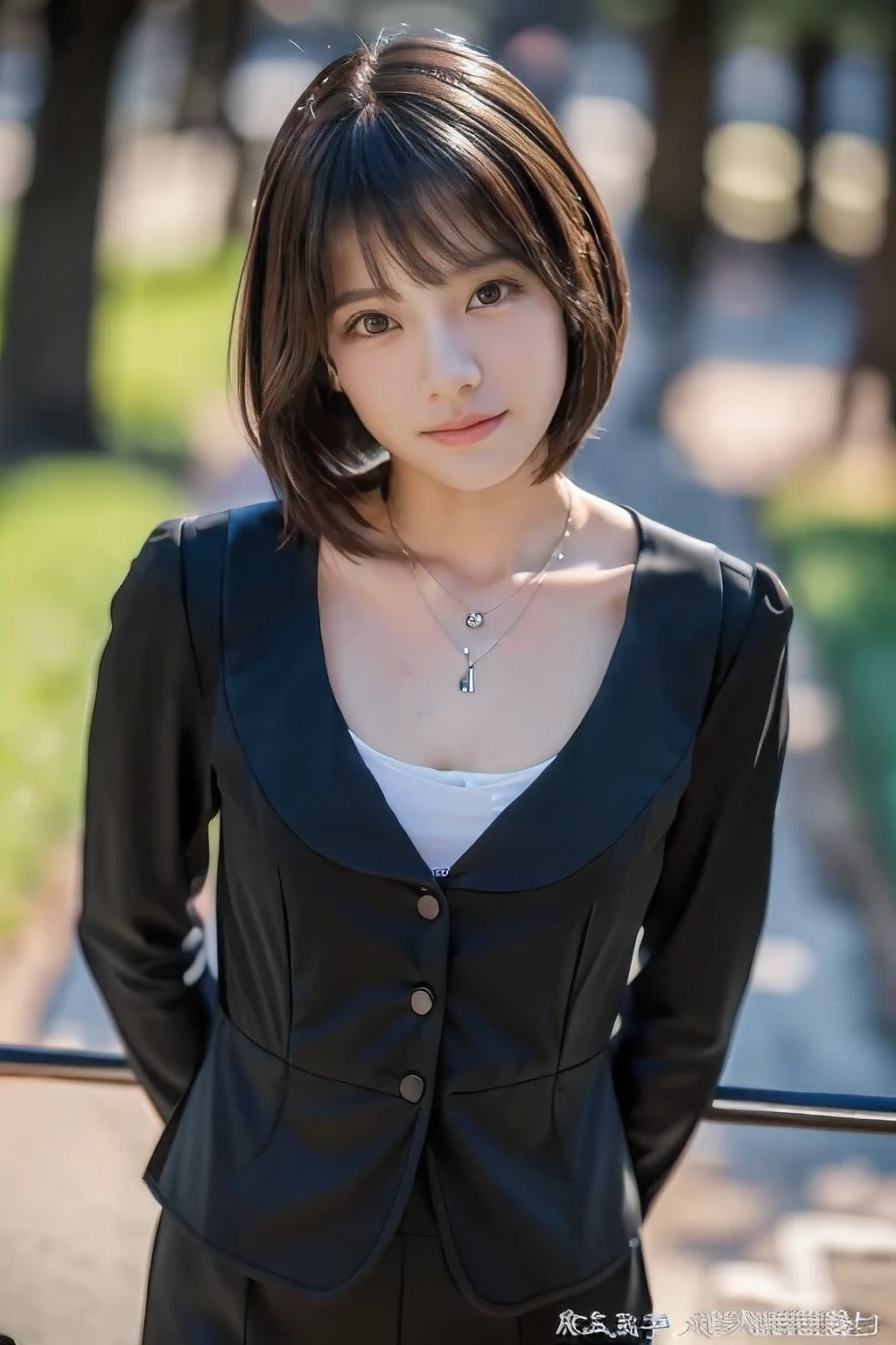 (At the funeral home、18-year-old female:1.5)、(Sad and crying face:1.2)、(The best quality at its best:1.4), (Super detailed), (Very detailed CG unified 16k), Beautiful woman with perfect figure: 1.4, Sharp focus: 1.2, Very detailed, High-quality RAW color photos, Professional photography, Great face and eyes, cosmetics, (Amazingly beautiful girl), ((All-black funeral attire:1.5)), Sexy posture,(View from below), Realistic movie faces, Wide zoomed out view of head to foot length, Full body long view, Realistic, ((Realistic natural orange red hairstyle, Realistic blue eyes)), ( Short Bob Hair:1.5), (necklace:1.5)、, Very beautiful face, Perfect model beauty, Mouth swelling, Highly detailed face and skin texture, Fine grain, double eyelid, Medium chest, smile, (masterpiece), highest quality, High resolution, Very detailed, Blurred Background, Depth of written boundary, Cinema Lighting, Great legs, , Clear, well-maintained skin,