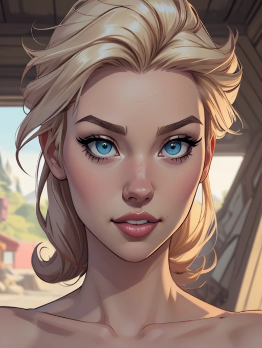Personagem mulher estilo atompunk Fiona rainha Anna de Arendelle com marcas de guerras Imagem de desenho animado de uma mulher .Ilustra??o estilo desenho animado, estilo de arte dos desenhos animados, estilo de arte dos desenhos animados, digital illustration style, estilo atompunk design de personagens altamente detalhado, arte digital detalhada coragem, Forest fan art, Design de personagens de retrato, beautiful digital illustration, retrato de alta qualidade, Arte em quadrinhos, mulher jovem cabelo com transas lindas . Queen Anna of ArendelleBeautiful lined eyes Medium large bust and wonderful sexy clothes. image expression of sexual desire from waist to head illustration Queen Anne of Arendelle atompunk style Fallout 4 style pose a close-up of a woman with a flower in her hair, obras de arte no estilo de guweiz, extremely detailed digite germe, digite germe. alto detalhe, style digite germe, digite germe. anime illustration, digite germe portrait, even model | digite germe, digite germe and rossdraws playboy