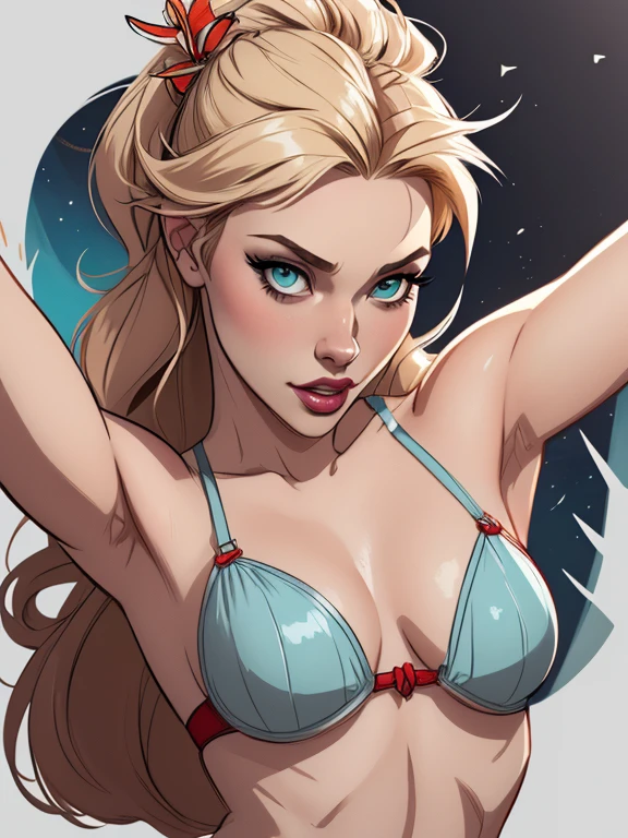 Personagem mulher estilo atompunk Fiona rainha Anna de Arendelle com marcas de guerras Imagem de desenho animado de uma mulher .Ilustra??o estilo desenho animado, estilo de arte dos desenhos animados, estilo de arte dos desenhos animados, digital illustration style, estilo atompunk design de personagens altamente detalhado, arte digital detalhada coragem, Forest fan art, Design de personagens de retrato, beautiful digital illustration, retrato de alta qualidade, Arte em quadrinhos, mulher jovem cabelo com transas lindas . Queen Anna of ArendelleBeautiful lined eyes Medium large bust and wonderful sexy clothes. image expression of sexual desire from waist to head illustration Queen Anne of Arendelle atompunk style Fallout 4 style pose a close-up of a woman with a flower in her hair, obras de arte no estilo de guweiz, extremely detailed digite germe, digite germe. alto detalhe, style digite germe, digite germe. anime illustration, digite germe portrait, even model | digite germe, digite germe and rossdraws playboy