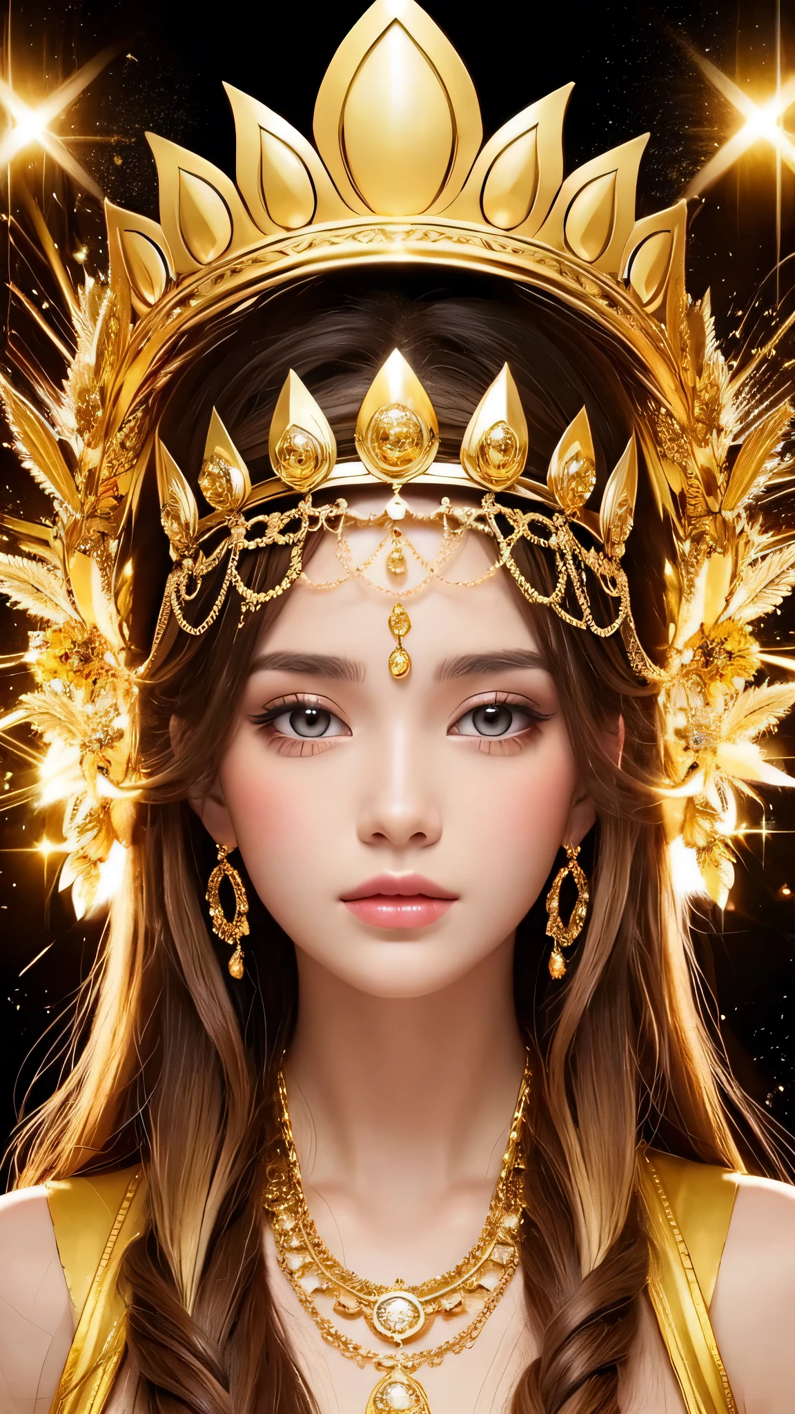 goddess gold gorgeous crown