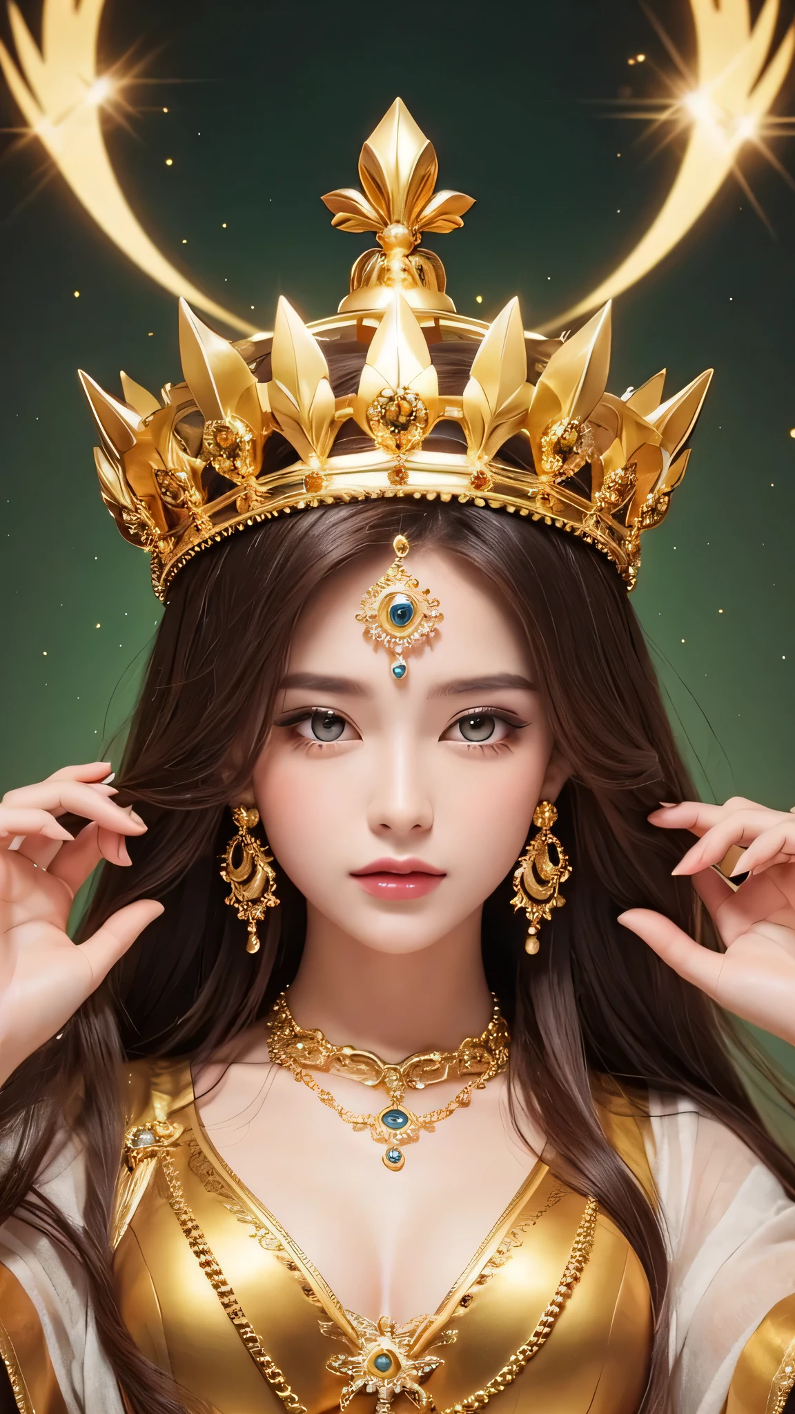 goddess gold gorgeous crown