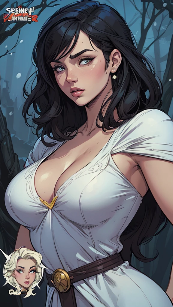 Cartoon style digital illustration style GTA digital style, estilo atompunk design de personagens altamente detalhado, arte digital detalhada coragem, Forest fan art, Design de personagens de retrato, beautiful digital illustration, retrato de alta qualidade, Arte em quadrinhos, mulher jovem cabelo com transas lindas . Queen Anna of ArendelleBeautiful lined eyes Medium large bust and wonderful sexy clothes. image expression of sexual desire from waist to head illustration Queen Anne of Arendelle atompunk style Fallout 4 style pose playboy magazine with beautiful breasts without clothes wonderful breasts Character Christina Ricci black hair style Morticia AddamsCartoon image of a woman .cartoon style illustration, estilo de arte dos desenhos animados, estilo de arte dos desenhos animados, digital illustration style, a close up of a cartoon of a woman in a costume, adam hughes, snow white as a d & d fighter, snow white, comic pinup style, inspired by Bruce Timm, by Bruce Timm, zenescope, portrait of snow white, comic books style, 90s comic book character design, otto schmidt, comics style art, comic artwork
