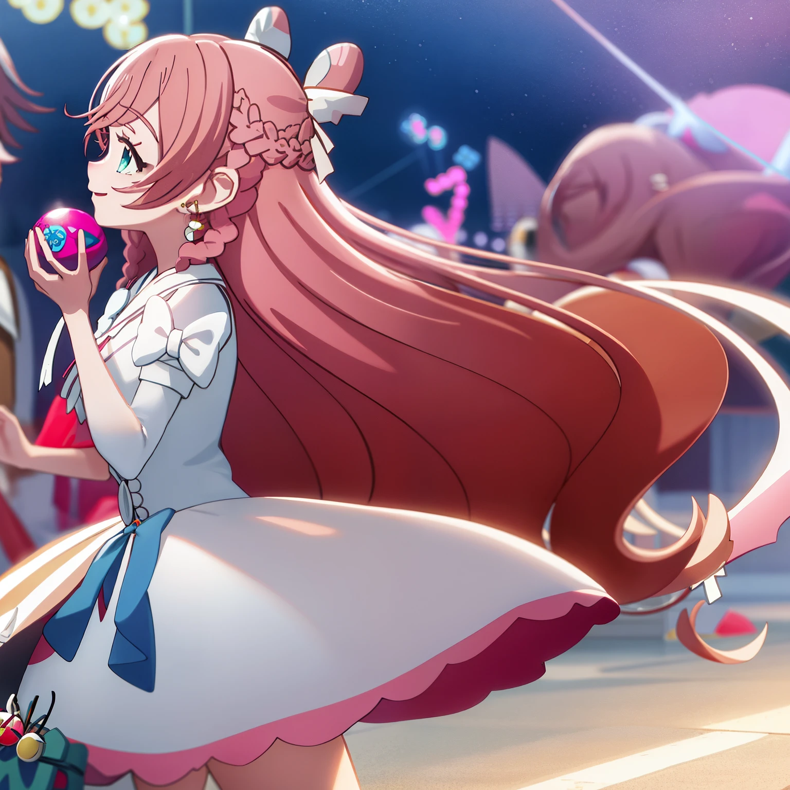 chiaki nanami from danganronpa,Happy,Hold game netendo