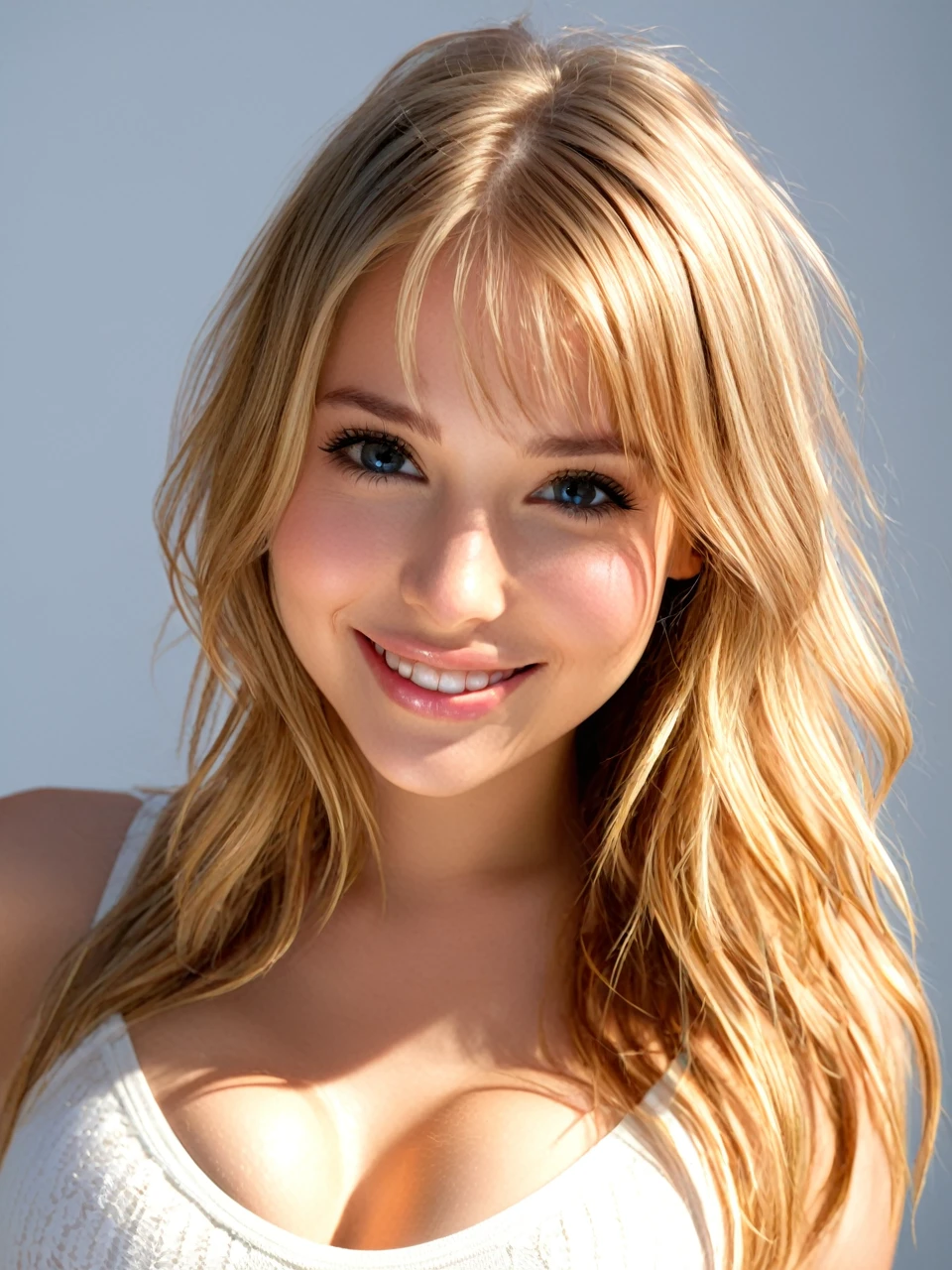 (Masterpiece, High resolution, ultra-realistic, ultra-detailed, natural lighting, realistic shadow) Young, Beauty, Pretty, Prime, Ultra-cute, Attractive, Seductive, Busty, Perky, Smiling