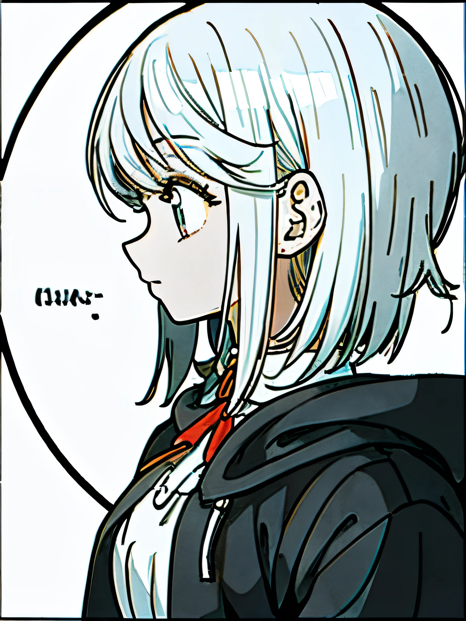Charming character, Profile picture, high quality, Detailed face, Manga style.cute、front