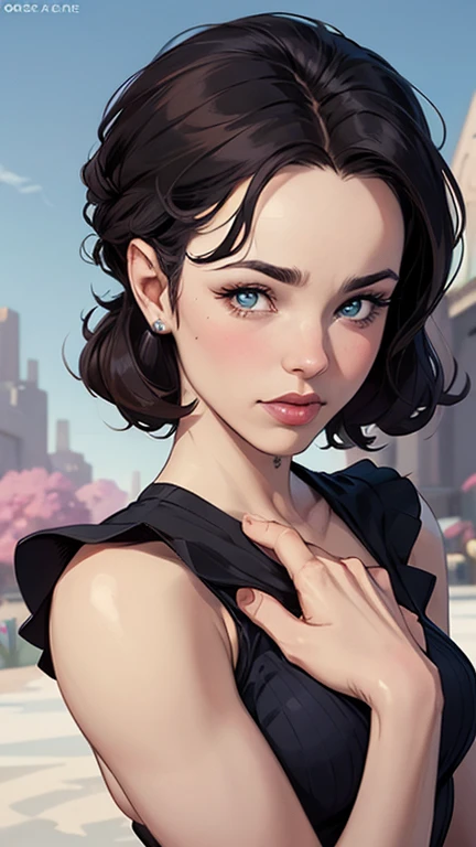 Cartoon style digital illustration style GTA digital style, estilo atompunk design de personagens altamente detalhado, arte digital detalhada coragem, Forest fan art, Design de personagens de retrato, beautiful digital illustration, retrato de alta qualidade, Arte em quadrinhos, mulher jovem cabelo com transas lindas . Queen Anna of ArendelleBeautiful lined eyes Medium large bust and wonderful sexy clothes. image expression of sexual desire from waist to head illustration Queen Anne of Arendelle atompunk style Fallout 4 style pose playboy magazine with beautiful breasts without clothes wonderful breasts Character Christina Ricci black hair style Morticia AddamsCartoon image of a woman .cartoon style illustration, estilo de arte dos desenhos animados, estilo de arte dos desenhos animados, digital illustration style, um close up de um desenho animado de uma mulher em um traje, Adam Hughes, Branca de Neve as a d & lutador, Branca de Neve, estilo pinup em quadrinhos, inspired por Bruce Timm, por Bruce Timm, zenoscope, portrait of Branca de Neve, estilo de quadrinhos, Design de personagens de quadrinhos dos anos 90, Otto Schmidt, arte em estilo de quadrinhos, arte em quadrinhos