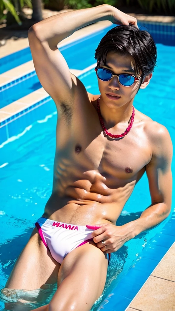 male　Age 20 swimwear hawaii lifesaver