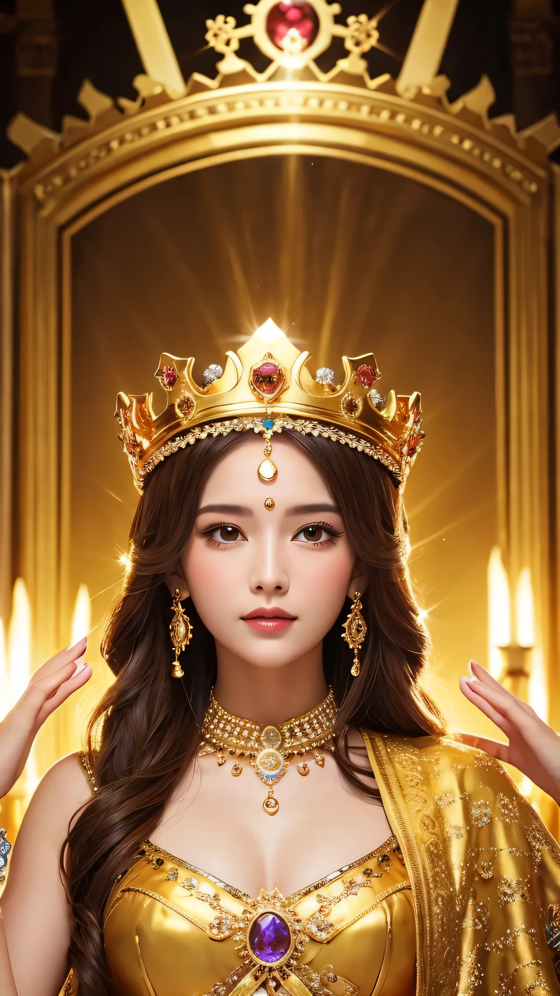 goddess gorgeous gold crown