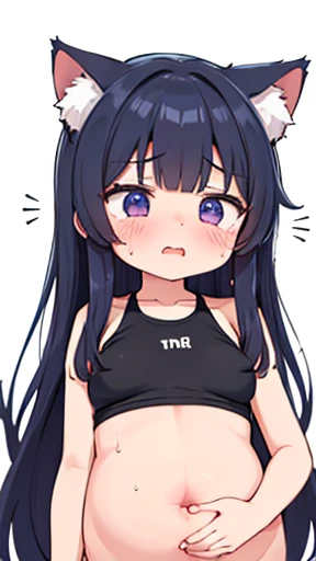 Have cat ears、work、Looks very painful、Small face、、Very embarrassed look、Big Breasts、Very impatient、Trembling、Sweating、Are pregnant、disease、abdomen、abdomen、Show only your belly、Lots of girls、Last month of pregnancy、1One navel、Giving birth、爆破寸前のabdomen