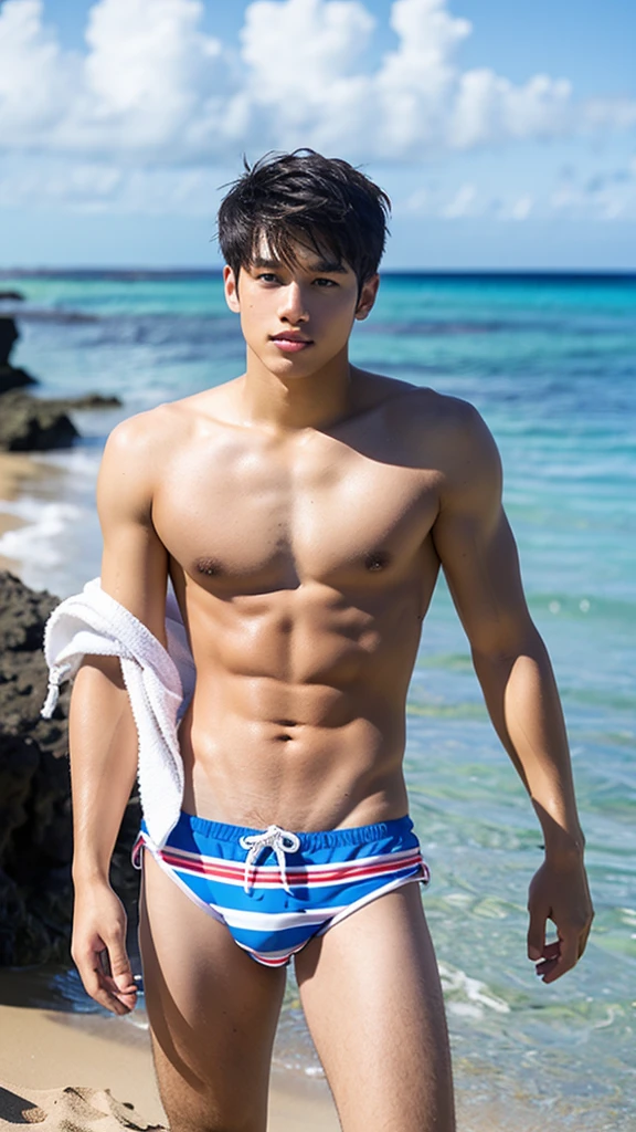 male Age 21 swimwear hawaii lifesaver
