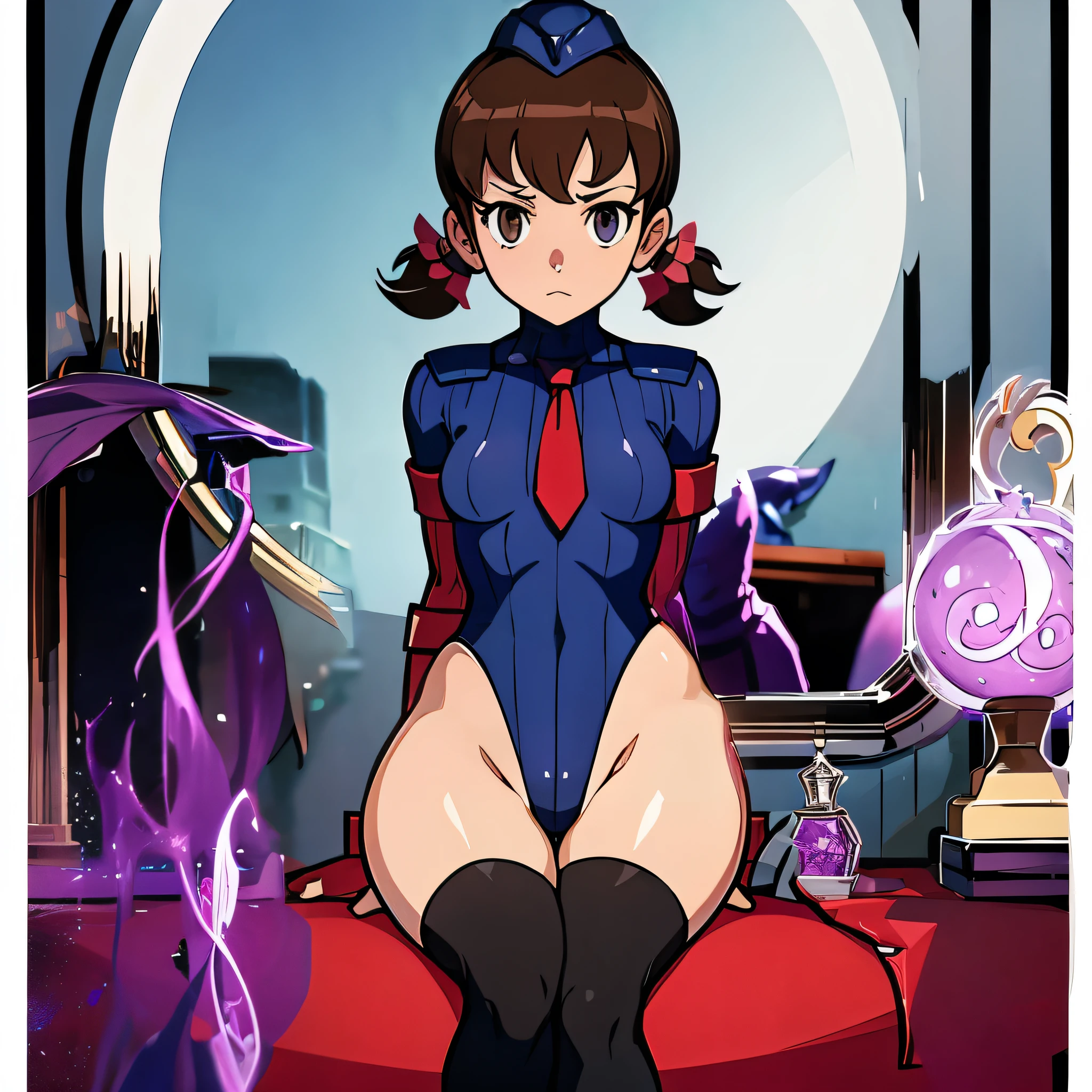 Purple magic, mirror, weapon