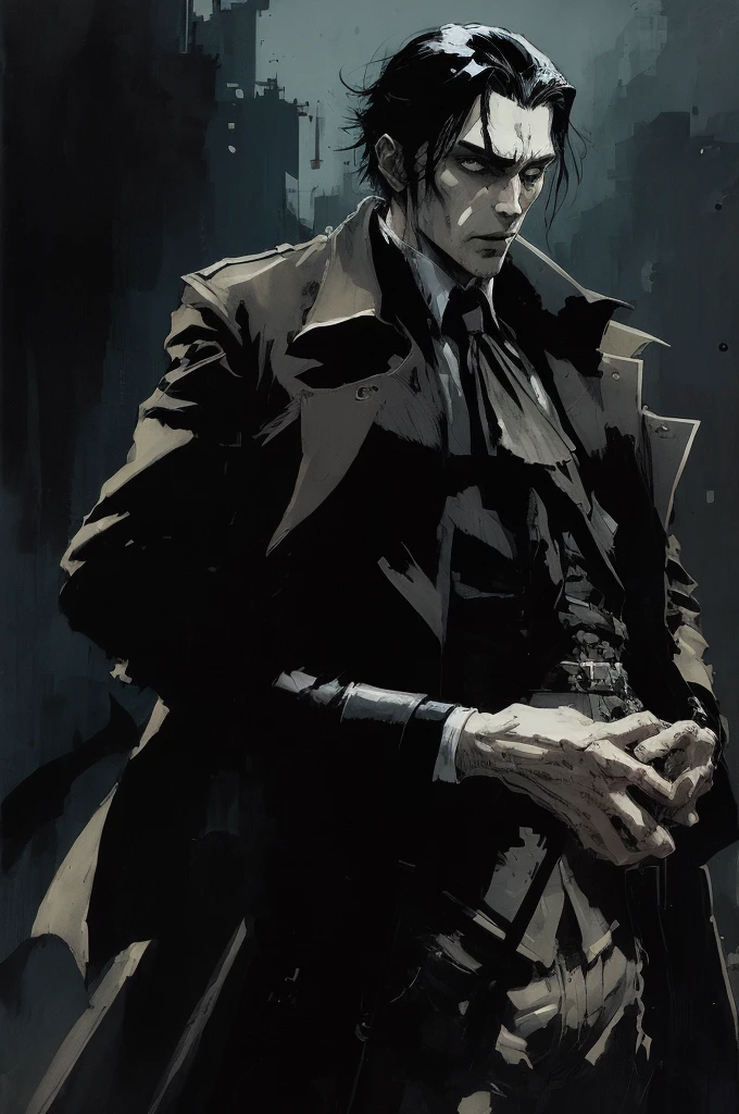 (Ashley Wood Style), a vampire, male telepath