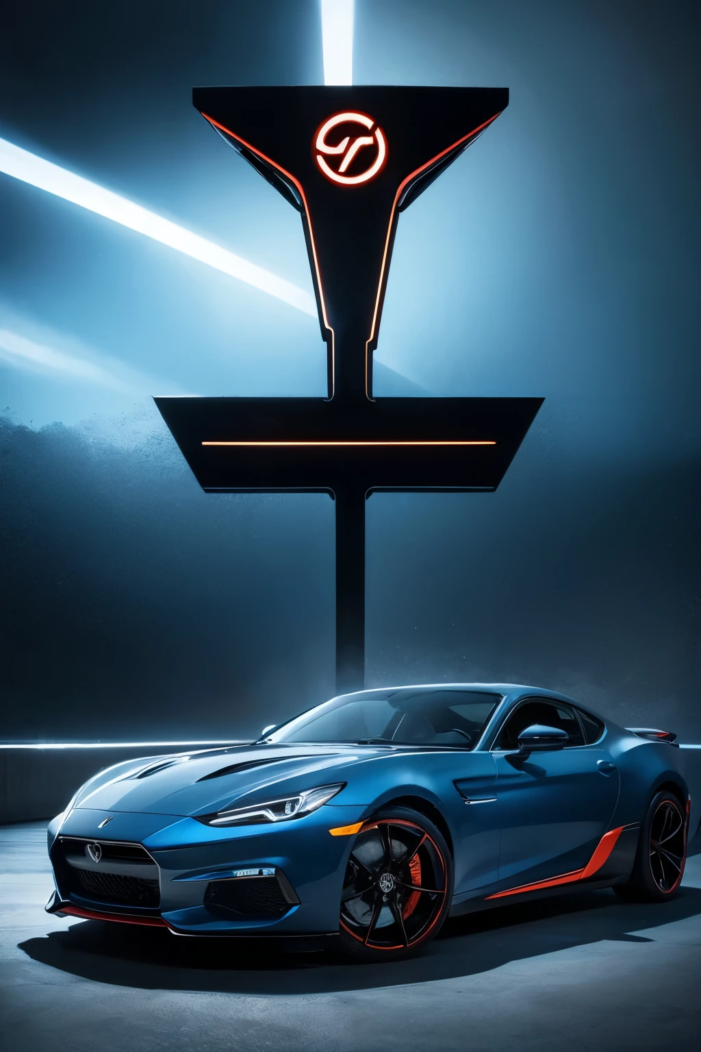 Skyworth car Skyworth letter logo futuristic machine