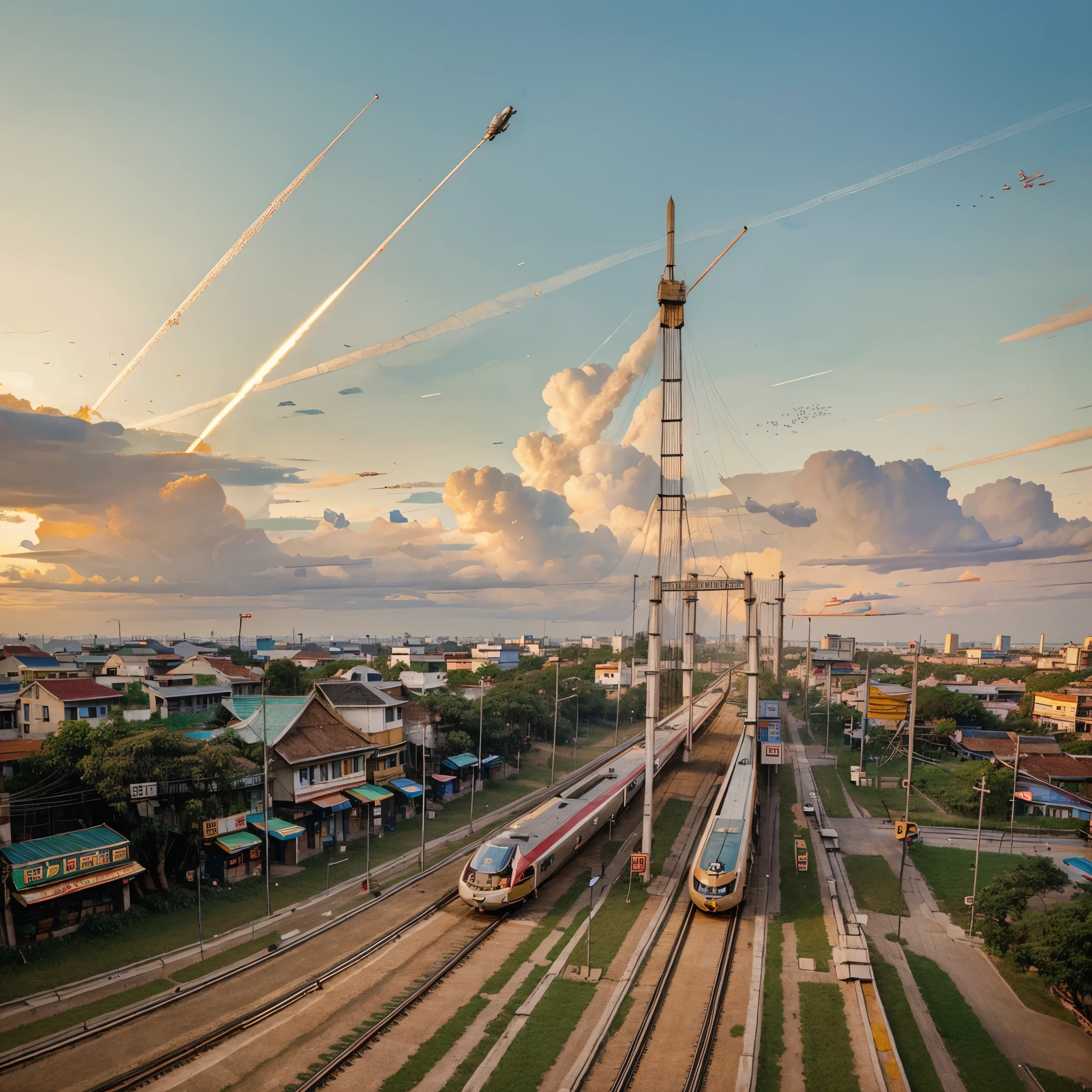country, ho chi minh city, a high-speed train in vietnam, vietnamese computer chips, vietnamese rockets and satellites, a bridge in vietnam, vietnamese fighter jets, genetic engineering, vietnamese flag
