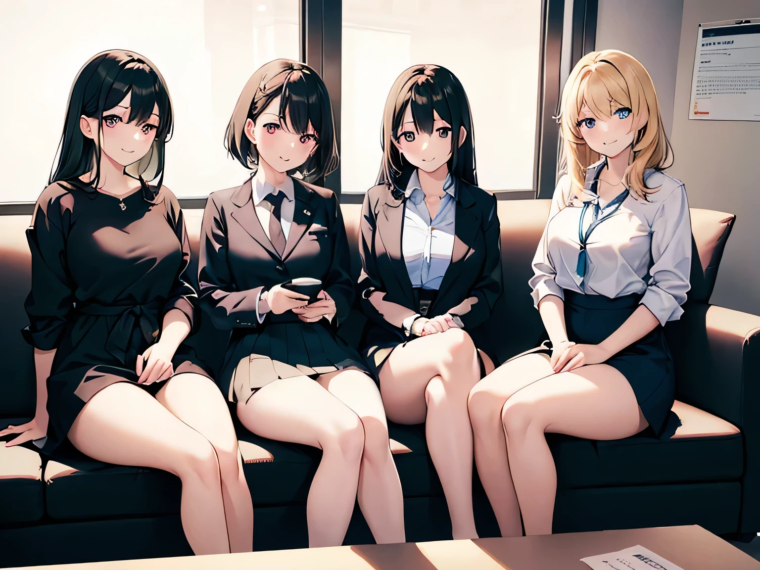 Please adjust it to make it a skirt suit.、