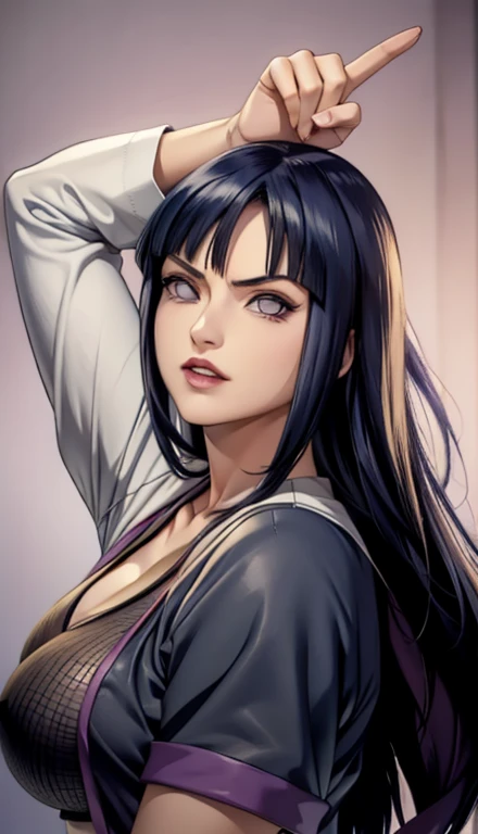 Hinata Hyuga, Uma Mulher Indiana Extremamente Realista, muito linda, Indiana, roupas Indians, Maquiagem Indiana,