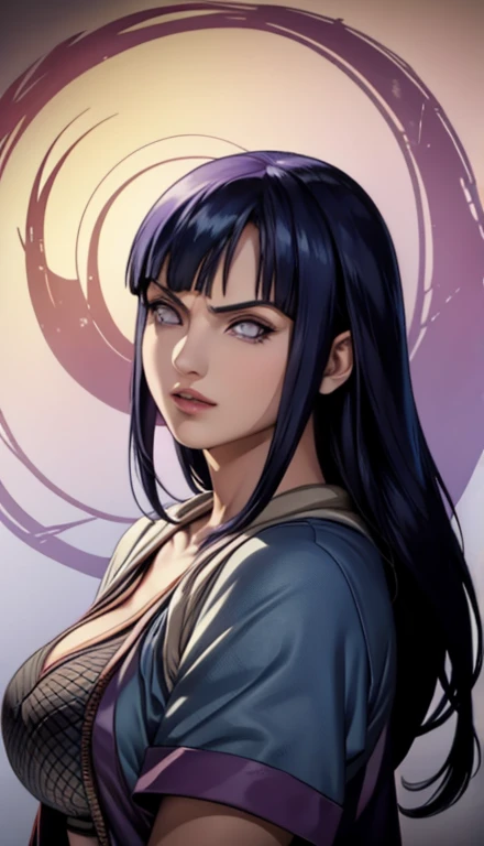 Hinata Hyuga, Uma Mulher Indiana Extremamente Realista, muito linda, Indiana, roupas Indians, Maquiagem Indiana,