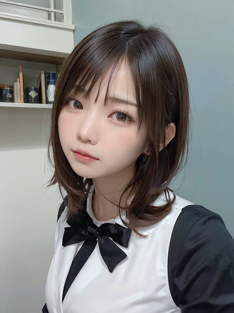(Dynamic Angle:1.3),Extreme close up,the wind is strong,映画ofハイライト,1人of女of子,Upper Body,dancing,View your viewers, ((砂浜of海岸で, alone)), jewelry, blank eyes,brooch, 茶hair,( 長いhair:1.2),floating hairlong_sleeve, ribbon, Jacket, dress, gem, hair_ribbon,null, depth_of_Field, a close view of flying petal,