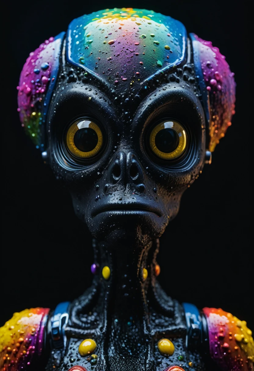 8K, ARTISTIC photogrAphy, best quAlity, mAsterpiece: 1.2), A (potrAit:1.2) Don Bluth Style ASTRONAUT Cthulhu black Toon Doll, full body RAW candid cinema, black dark hair, 16mm, color graded portra 400 film, remarkable color, ultra realistic, sad admosphere, dark lighting, oppressive atmosphere, depressive colors, kodak portra 400, photograph,r, Natural Light, Pinhead lighgts, blur reflection, Brush Strokes, Smooth, abstract, Splatter, Oil On Canvas, rainbow colors, fractal isometrics details bioluminescens : a stunning realistic photograph of wet bone structure, 3d render, octane render, intricately detailed, titanium decorative headdress, cinematic, trending on artstation | Isometric | Centered