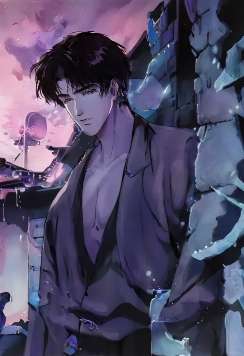 vaporwave looking anime Hot hunklike very moreAncient Japanese guy 20 -30ish bigger stronger looking attractive handsome guy with different angled moulded sculptured very sculpted different looks features types looks features subtle hints of anime look trendy hipsterish