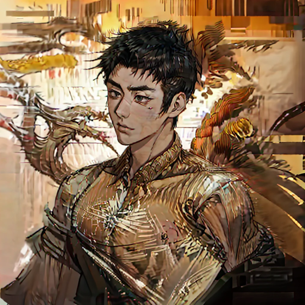vaporwave looking anime Hot hunklike very moreAncient Japanese guy 20 -30ish bigger stronger looking attractive handsome guy with different angled moulded sculptured very sculpted different looks features types looks features subtle hints of anime look trendy hipsterish